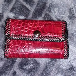 Tandy Leather hand-stitched mini wallet